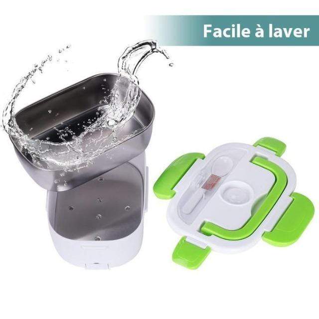 Gadgets d'Eve cuisine Vert / Boîte en Acier Inoxydable Sopcho™ : Boite à repas électrique portable